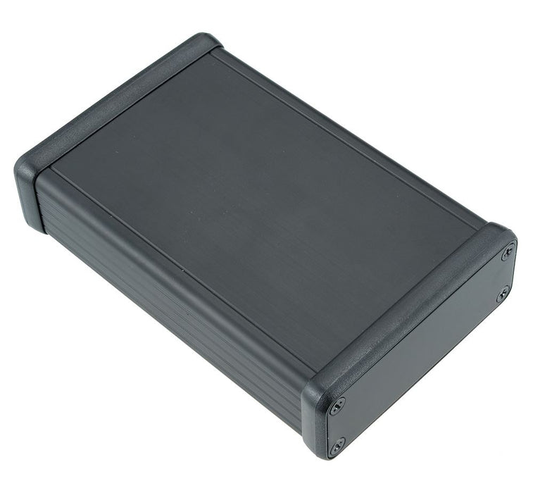 Hammond 1455J1201BK Black Aluminium Instrument Enclosure 122 x 78 x 27mm