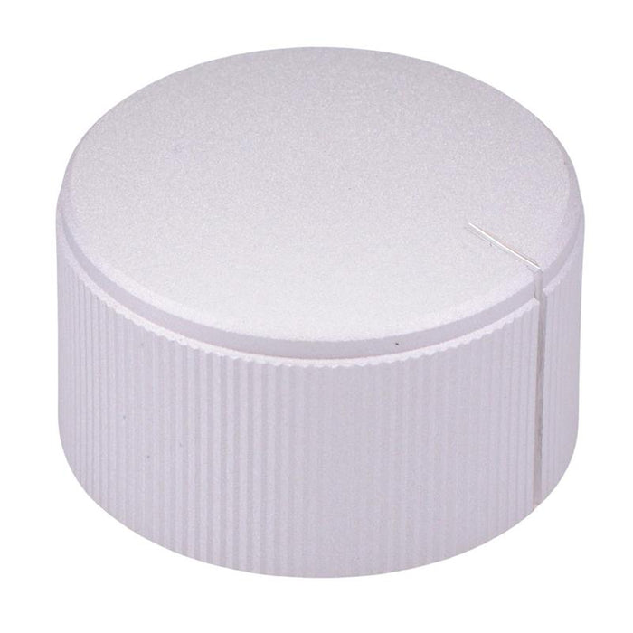 FC7252 25mm Silver Aluminium 6mm Splined Knob CLIFF