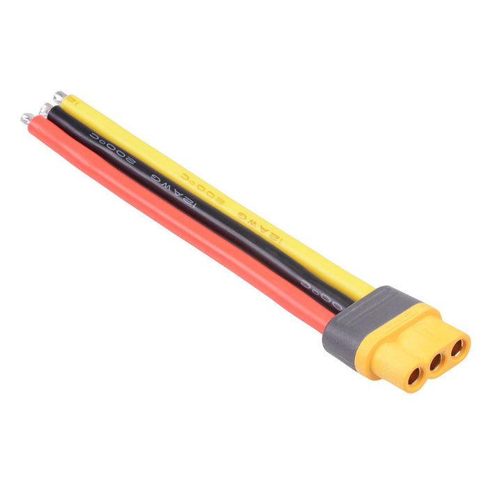 Prewired Female MR60 3 Pin Connector 30A 10cm AMASS