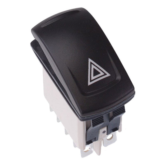 KR46CAKDDG22NXXXX13 Hazard Warning Light Latching Red 12V LED Auto Rocker Switch DPDT IP68 APEM