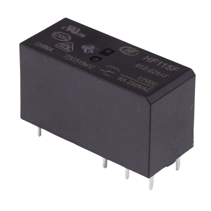 12V High Power 8A PCB Relay DPDT HF115/012-2Z4AF