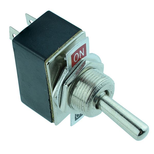 On-Off 2 Position 12mm Toggle Switch SPST 2A 250VAC