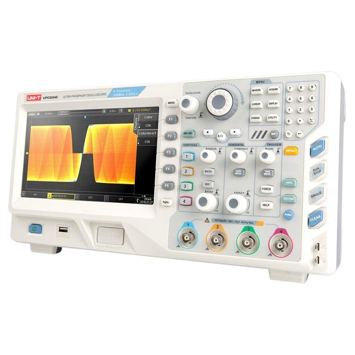 UPO3252E Digital Storage 2 Channel Analog Oscilloscope 250MHz Uni-T