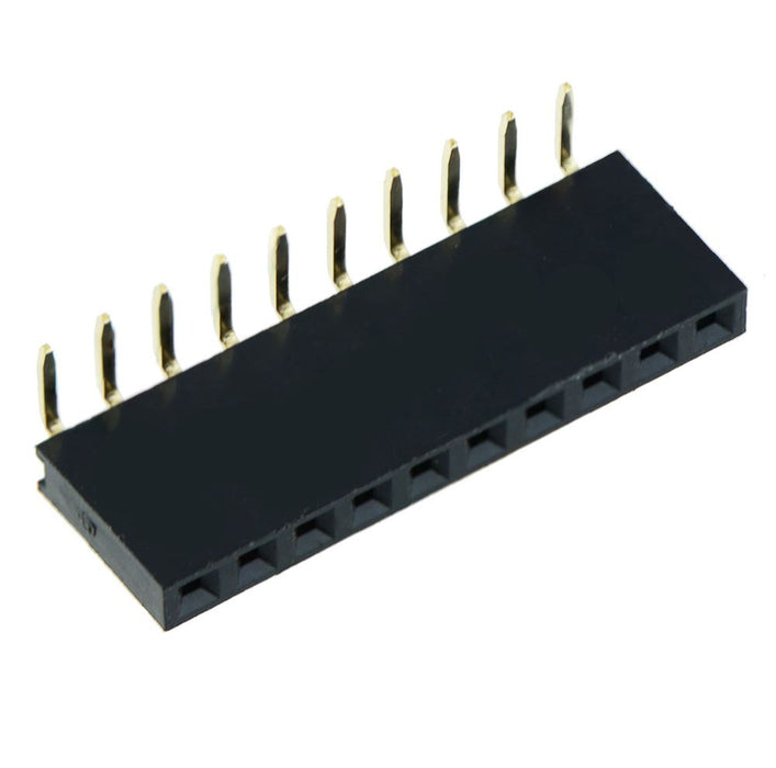 25-Way Single Row Right Angle PCB Socket 2.54mm