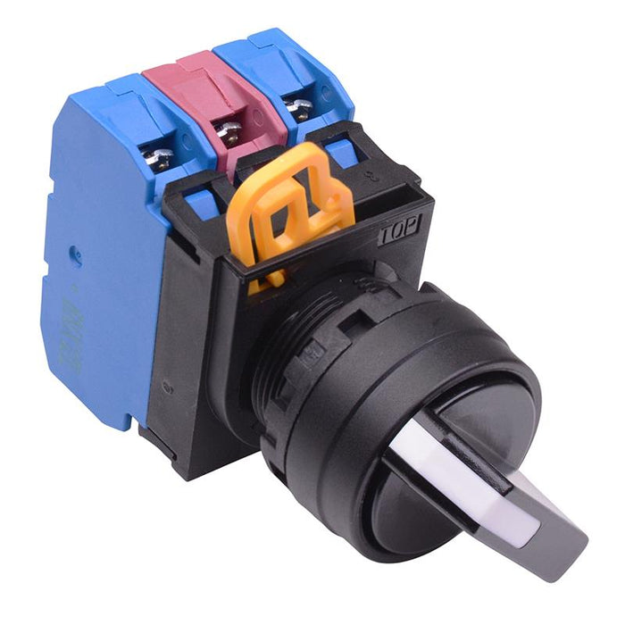 IDEC 22mm 3 Position Maintained Selector Switch 2NO-1NC IP65 YW1S-3E21