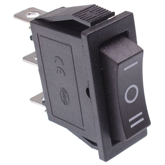 On-Off-On Long Rectangle Rocker Switch SPDT