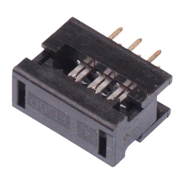 6-Way Flat Cable IDC Dip Plug 2.54mm Pitch