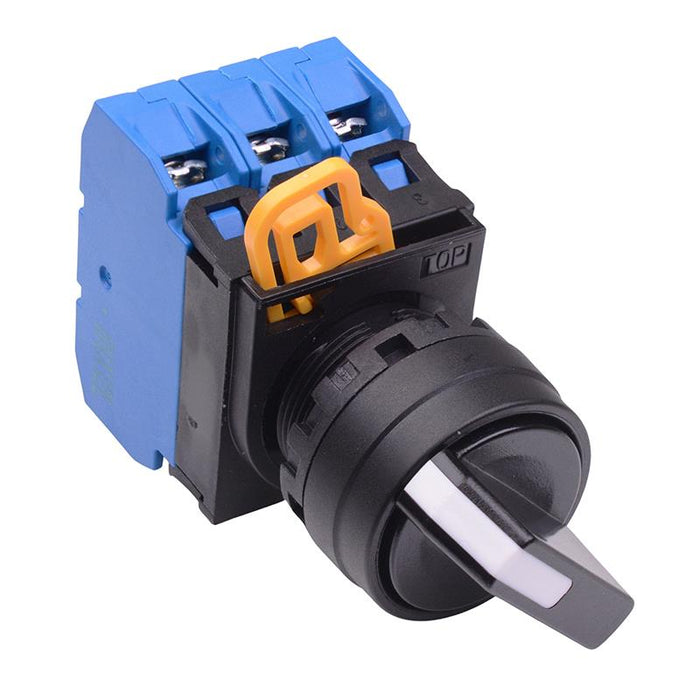 YW1S-2E30 22mm 2 Position Maintained Selector Switch 3NO IP65 IDEC