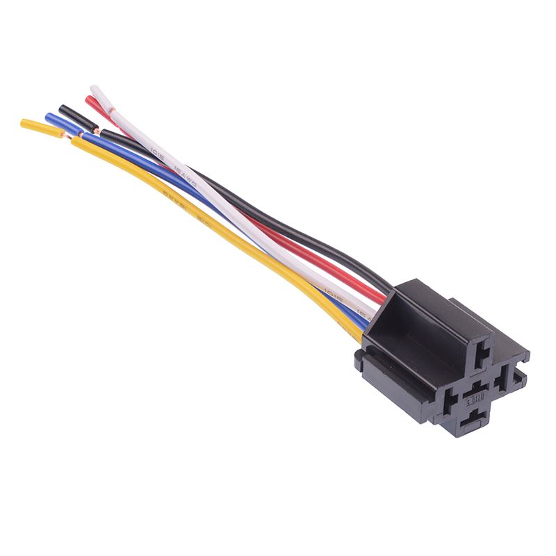 Prewired 5 Pin Mini Automotive Relay Socket Holder Harness — Switch ...