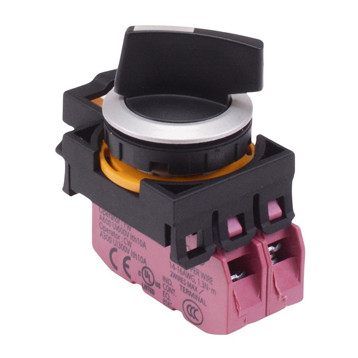 CW4S-3E02N1 3 Position Metallic Selector Switch2NC IP65 IDEC