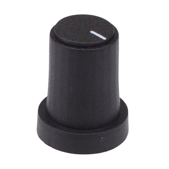 Black 6mm Splined Shaft Knob 18 x 14mm CLIFF K85