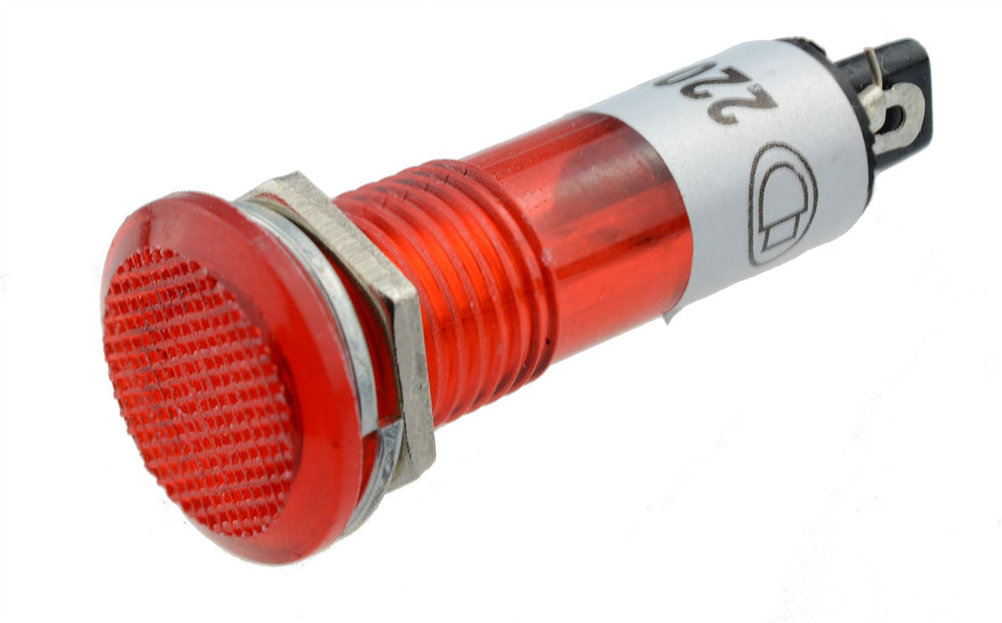 Red 10mm Pilot Indicator Light 220V