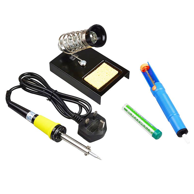 4 Piece 30W Soldering Iron Starter Kit — Switch Electronics | Your One ...