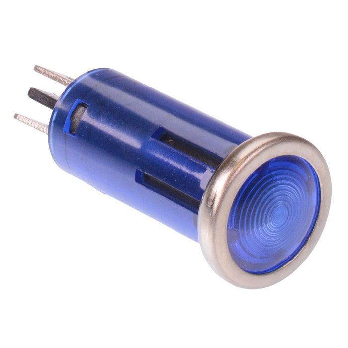 Blue 24V LED 12.5mm Panel Indicator Light