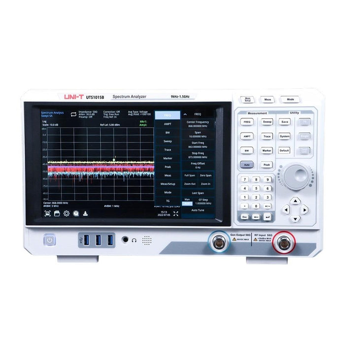 UTS1015T Touch Screen Spectrum Analyzer 9kHz-1.5GHz Uni-T