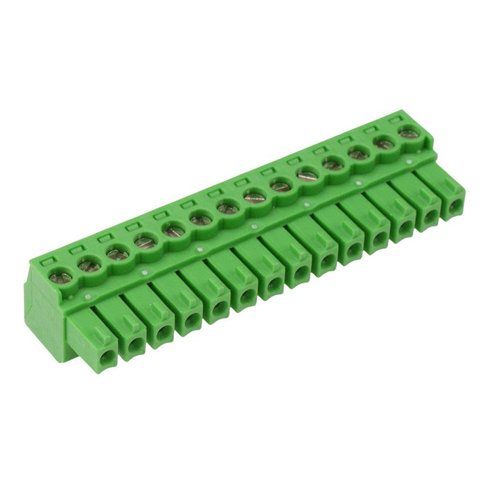 14-Way 3.81mm Right Angle Pluggable Terminal Block 8A 300V