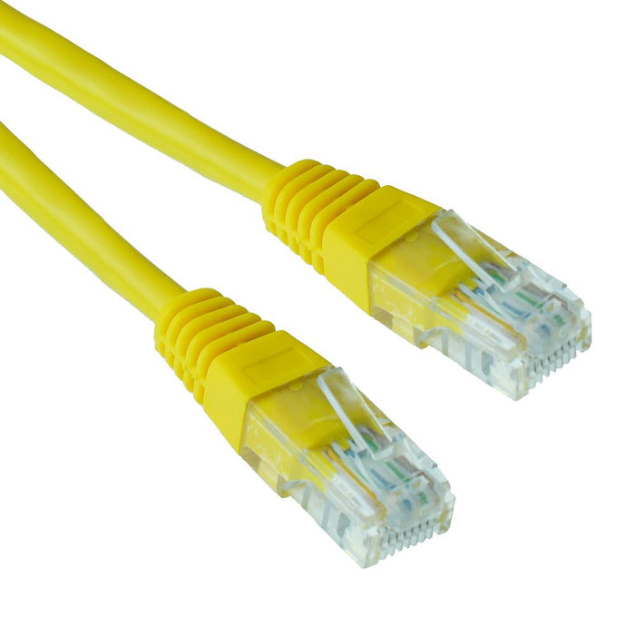 Yellow 10m RJ45 Ethernet Network Cable Lead