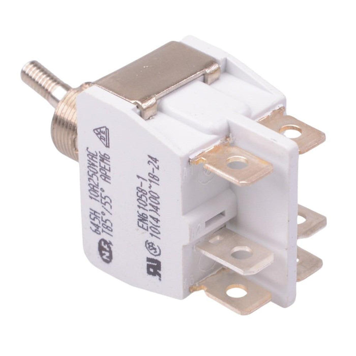 645H/2X2330 APEM On-(On) Momentary 12mm Toggle Switch DPDT 15A 250VAC