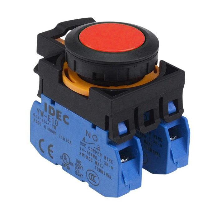 CW1B-A1E20R Red Maintained Push Button Switch 2NO IP65 IDEC