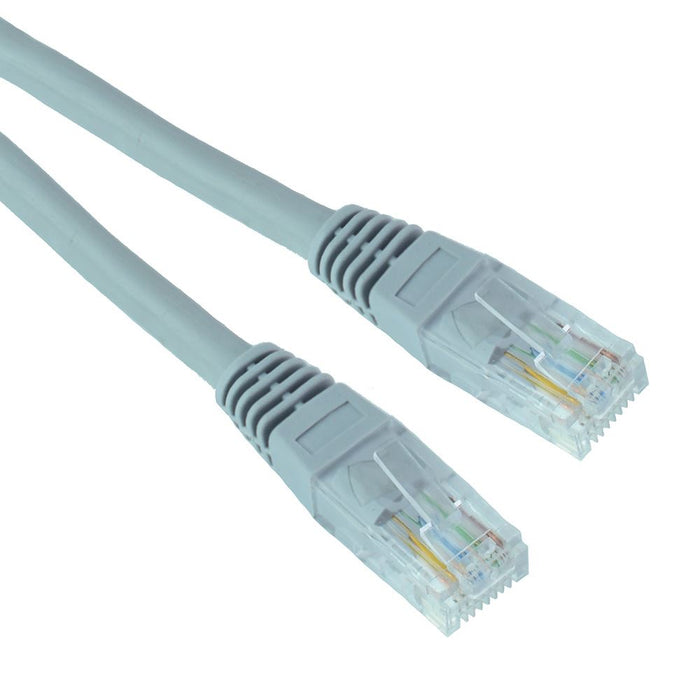 Grey 50cm RJ45 Ethernet Network Cable Lead