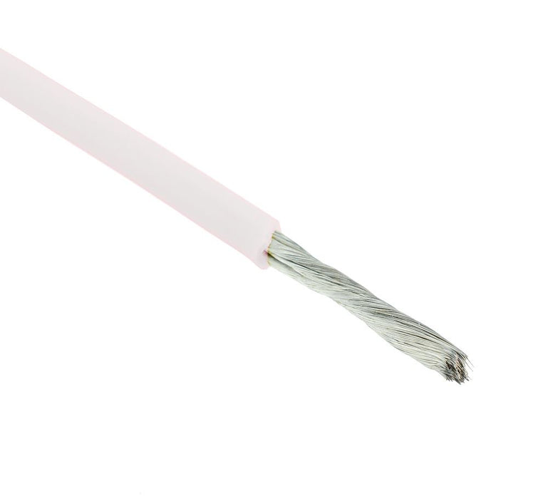 White Silicone Lead Wire 18AWG 150/0.08mm (price per metre)