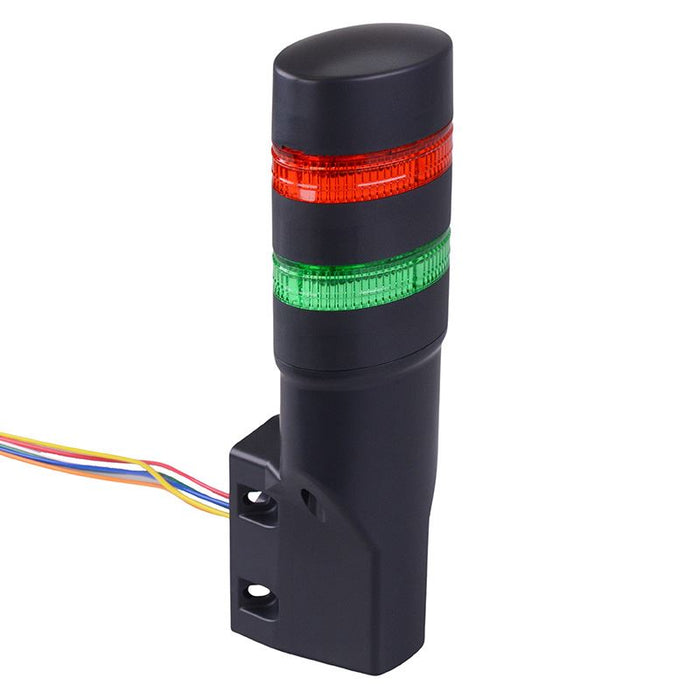 LD6A-2WQB-RG Red/Green Stack Light LED Tower Wall Mount 24VAC/DC IDEC