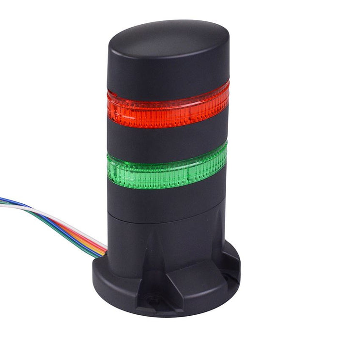 LD6A-2DQB-RG Red/Green Stack Light LED Tower Direct Mount 24VAC/DC IDEC