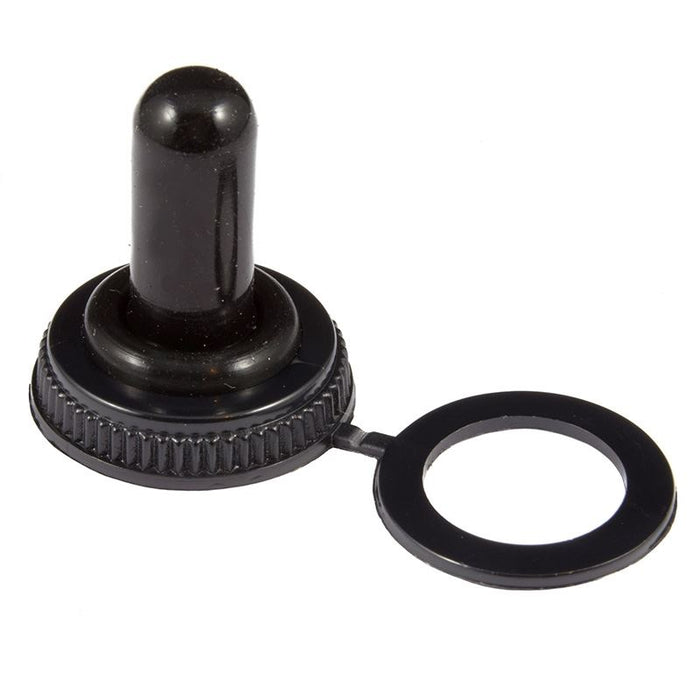 Black Silicone 12mm Toggle Switch Cover