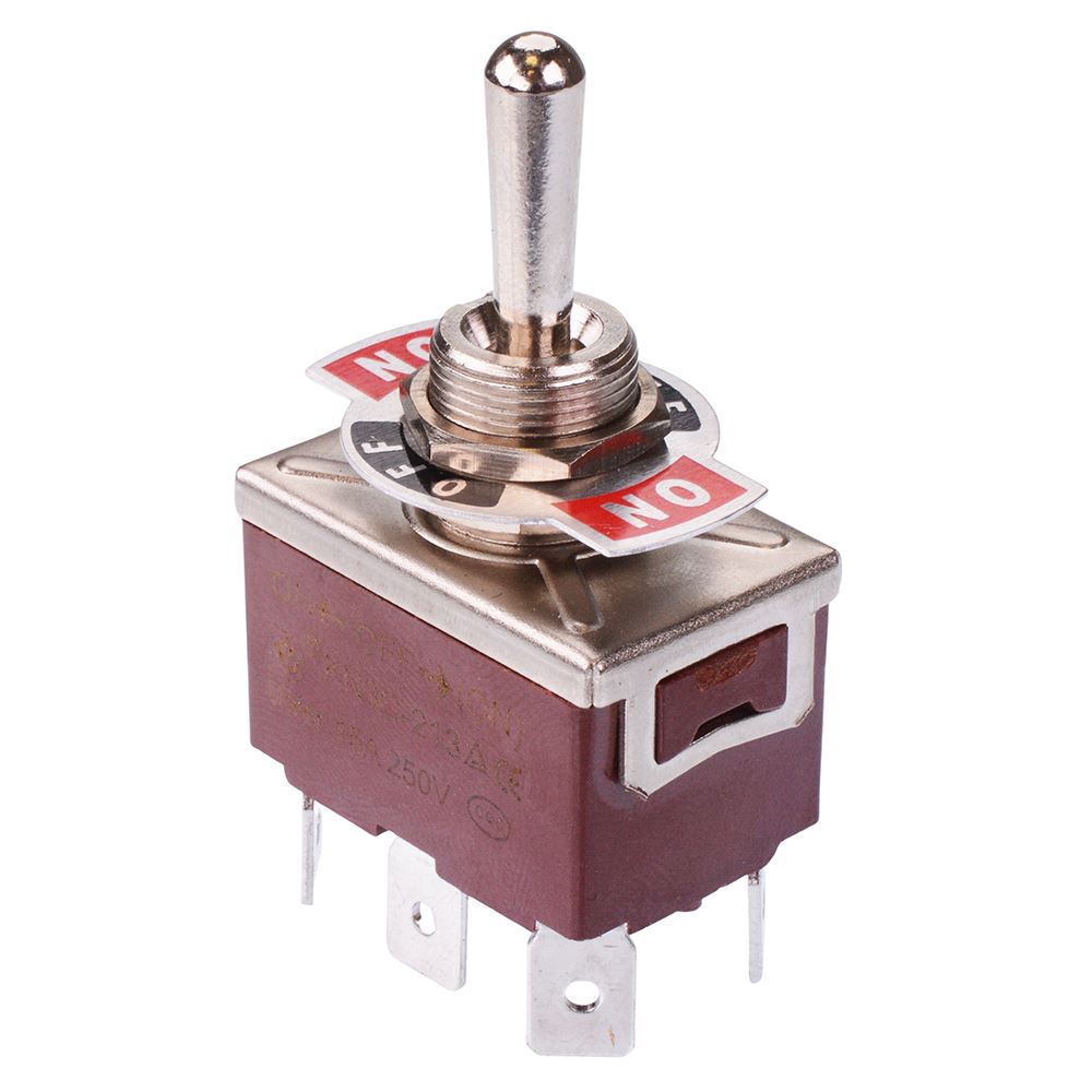 On-Off-(On) Momentary Toggle Switch DPDT 15A 250VAC — Switch ...