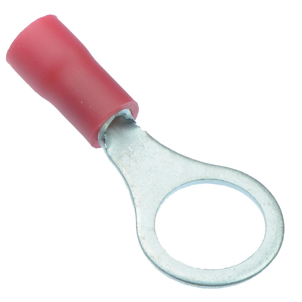 Red 8.4mm Insulated Crimp Ring Terminal (Pack of 100) — Switch ...