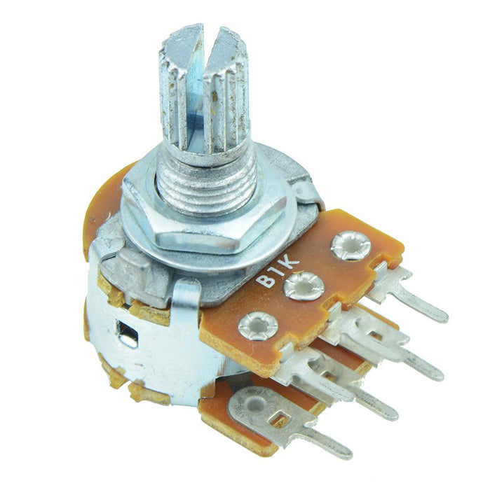 1M Logarithmic 16mm Stereo Splined Potentiometer