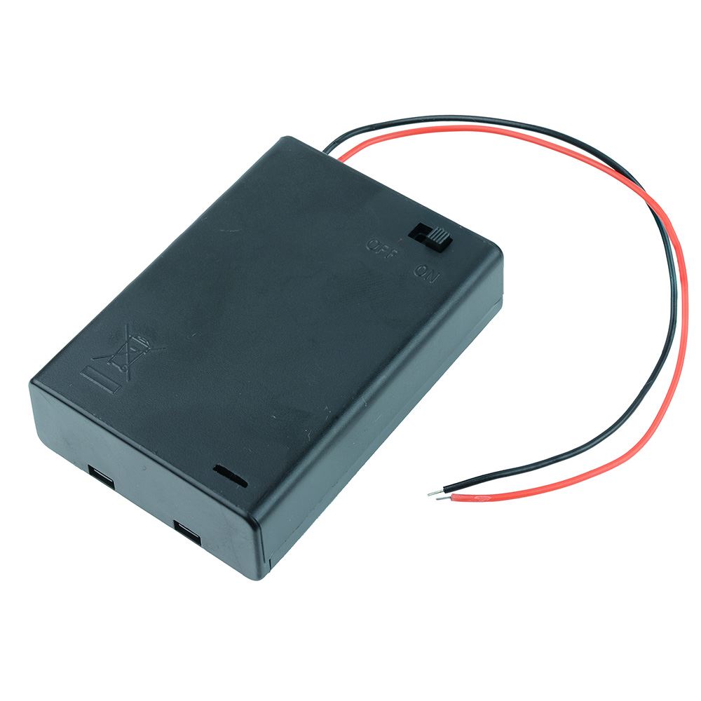 AAx3 Enclosed Battery Holder W/Switch 150mm — Switch Electronics | Your ...