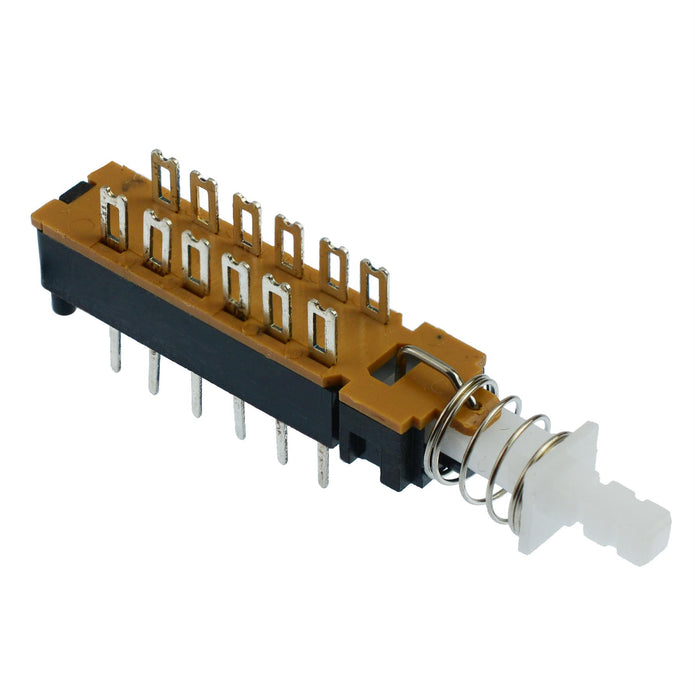 4PDT Latching PCB Switch 0.3A 50VDC