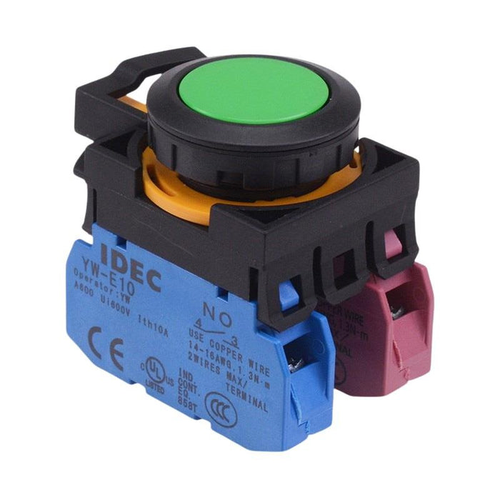 CW1B-M1E11G Green Momentary Push Button Switch 1NO-1NC IP65 IDEC