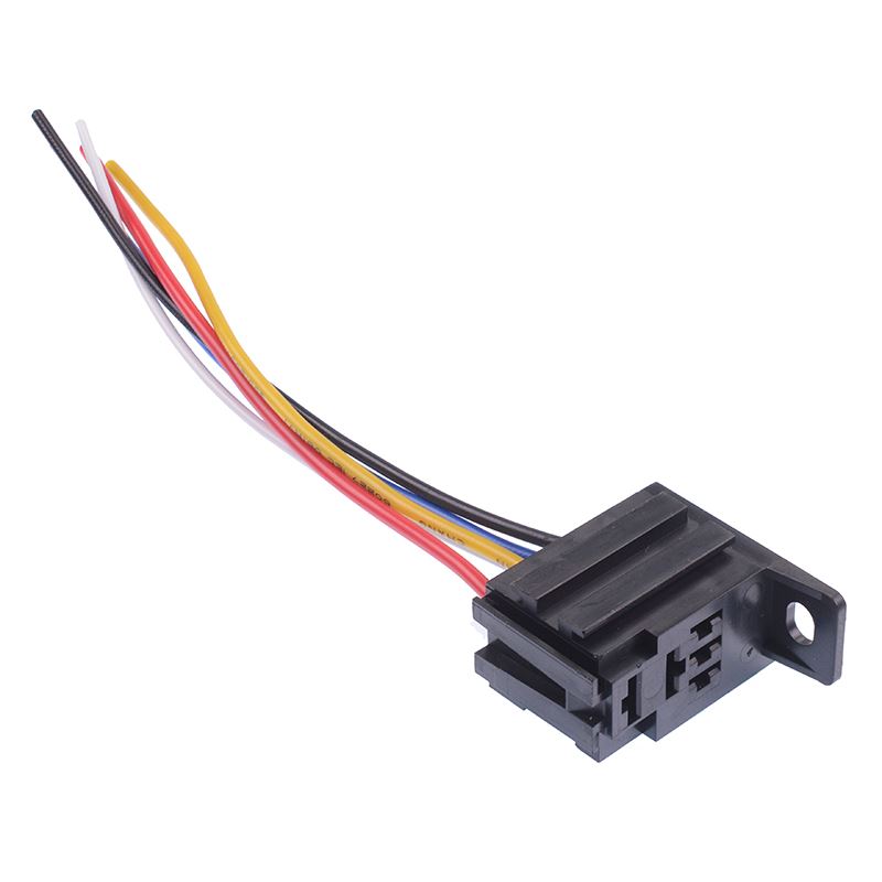 Prewired 5 Pin Micro Automotive Relay Socket Holder Harness — Switch ...