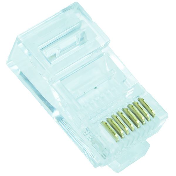 Flat Profile 8/8 RJ45 Plug