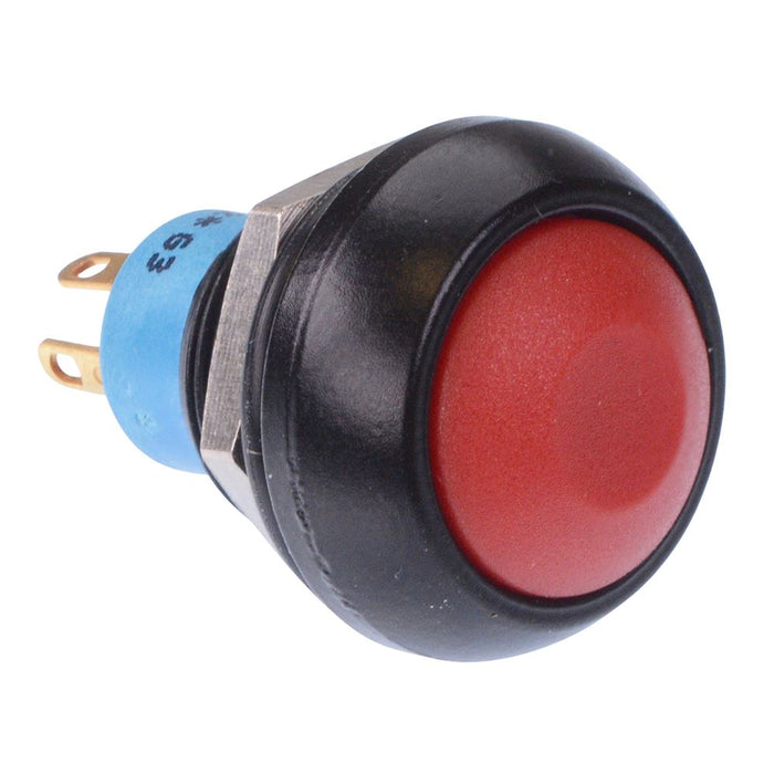 IPR5SAD6 APEM Red Momentary 12mm Push Button Switch SPDT IP67 — Switch ...