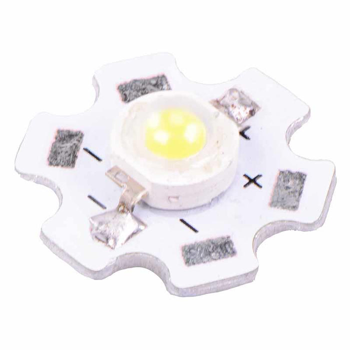 White 1W High Power PCB LED 130lm 120°