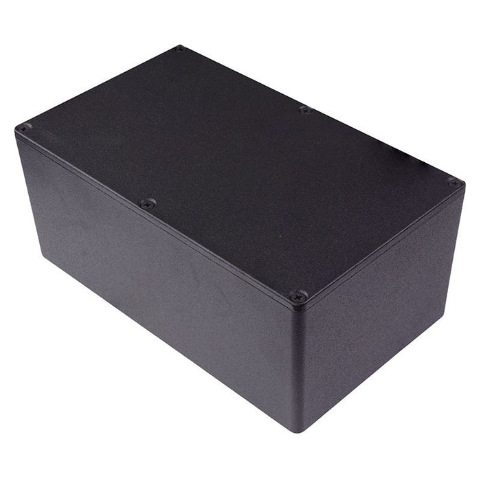 1590EEBK Hammond Black Die Cast Enclosure 200 x 120 x 84.5mm