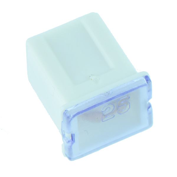 25A White Low Profile Cartridge Fuses (JCASE Type)