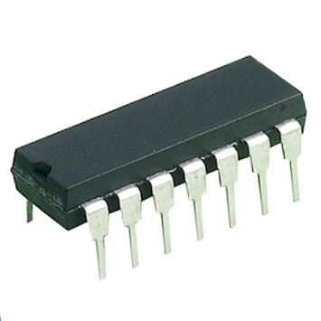 CD4012BE NAND Gate, CD4012, 4 Inputs, 3V to 18V, DIP-14