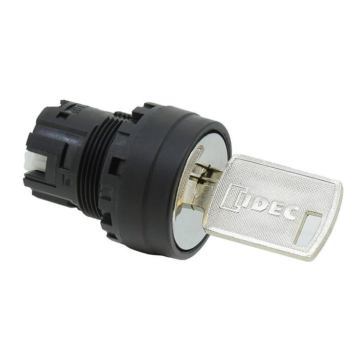 YW1K-3A 22mm 3 Position Maintainted Key Switch Head IDEC