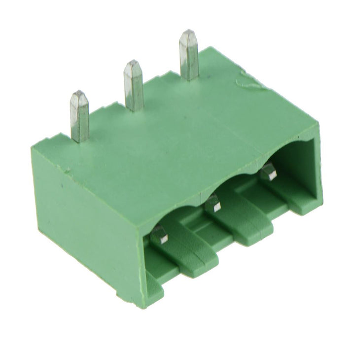 3-Way Plug-In PCB Horizontal Closed Header 5.08mm