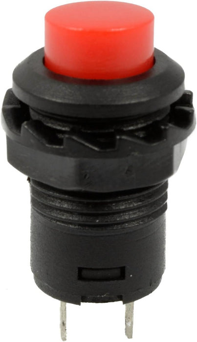 Red Off(On) Momentary Round 12mm Switch SPST