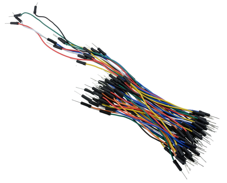 65 x Solderless Breadboard Jumper Leads