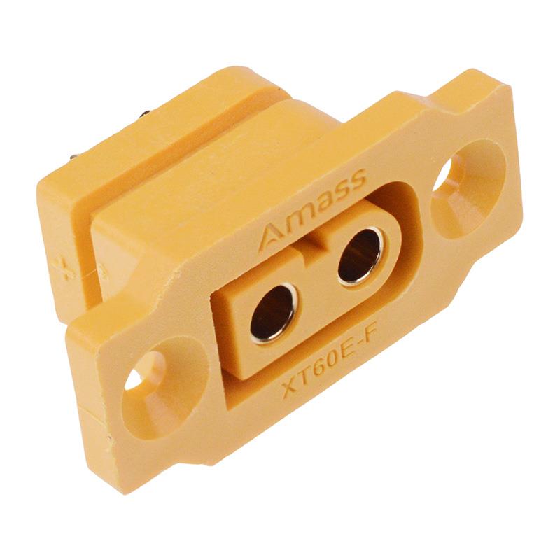 Female Xt60e Panel Mount Gold Plated Connector 20a Amass — Switch 