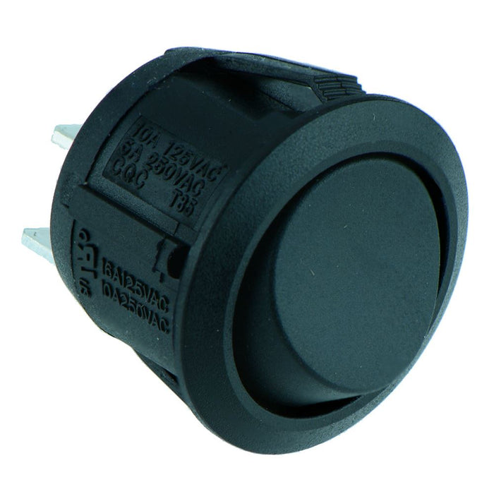 Off-(On) Momentary Round Rocker Switch 20A SPST R13-112F