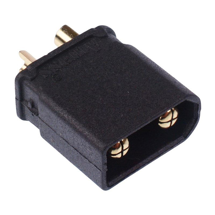 Black Male XT30U Gold Plated Connector 15A Amass