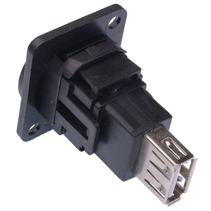 XLR Feedthrough Connector USB 2.0 B to USB 2.0 A CP30207N