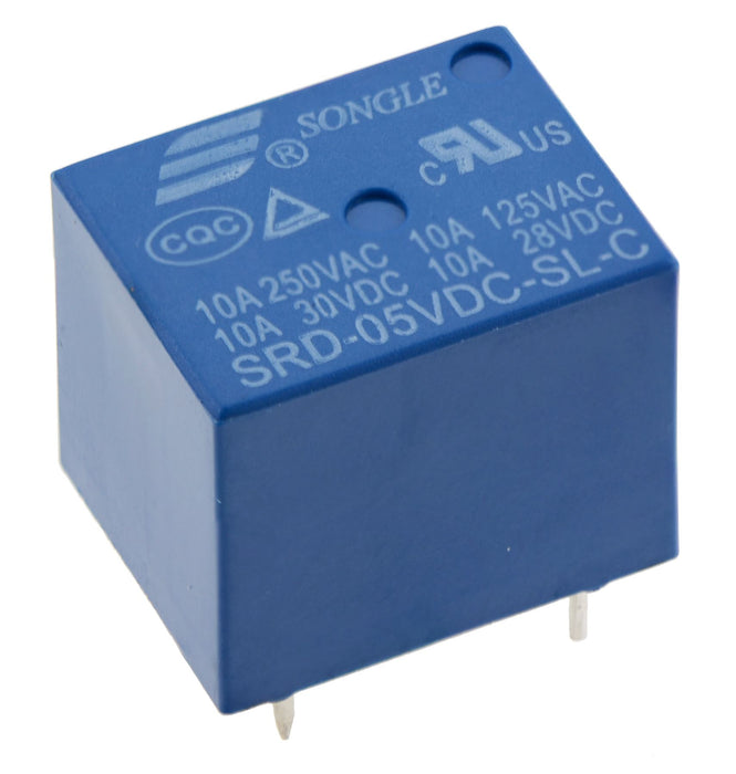 5V Mini Power Songle PCB Relay SPDT 10A SRD-05VDC-SL-C